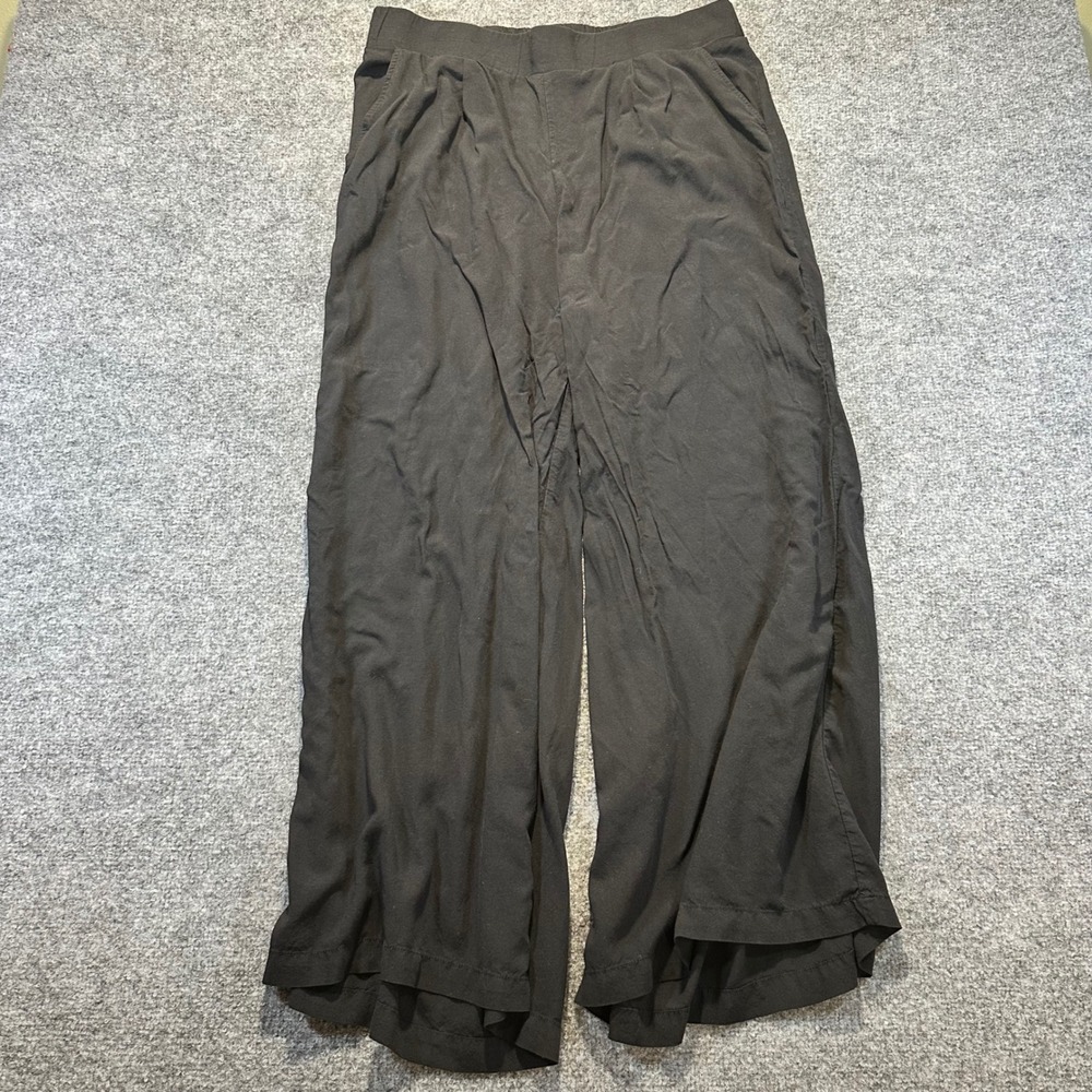 Torrid Wide Leg Pants Women 1R Black Boho Flowy Casual Lightweight